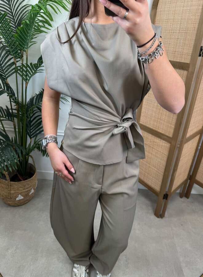 Ambika Nina Broek - Taupe