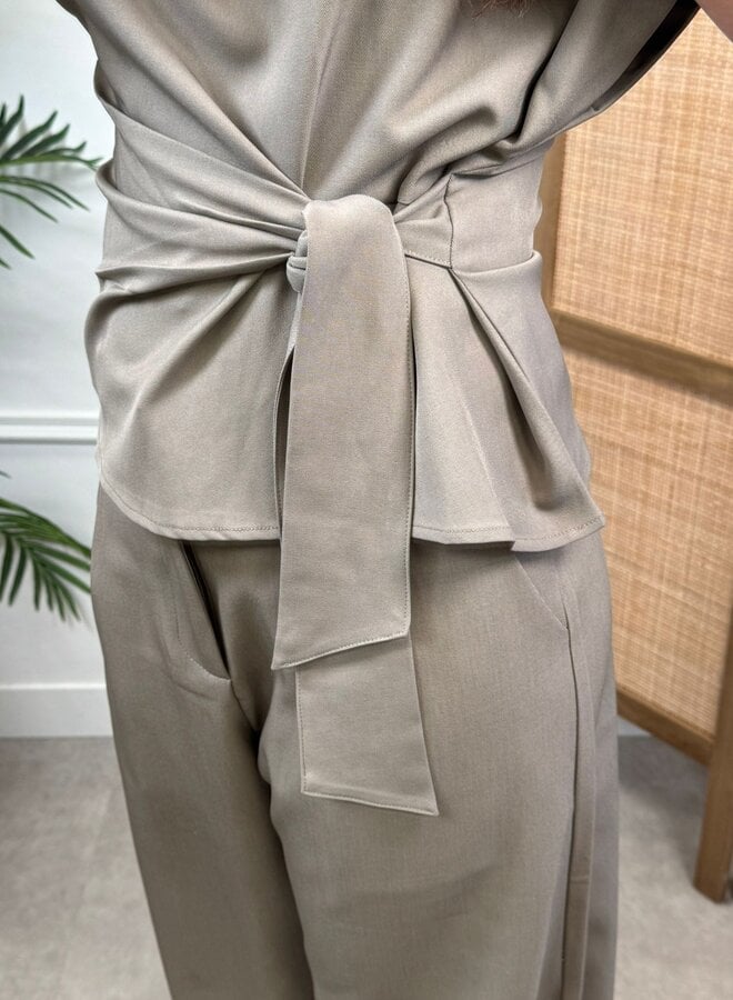 Ambika Britt Top - Taupe