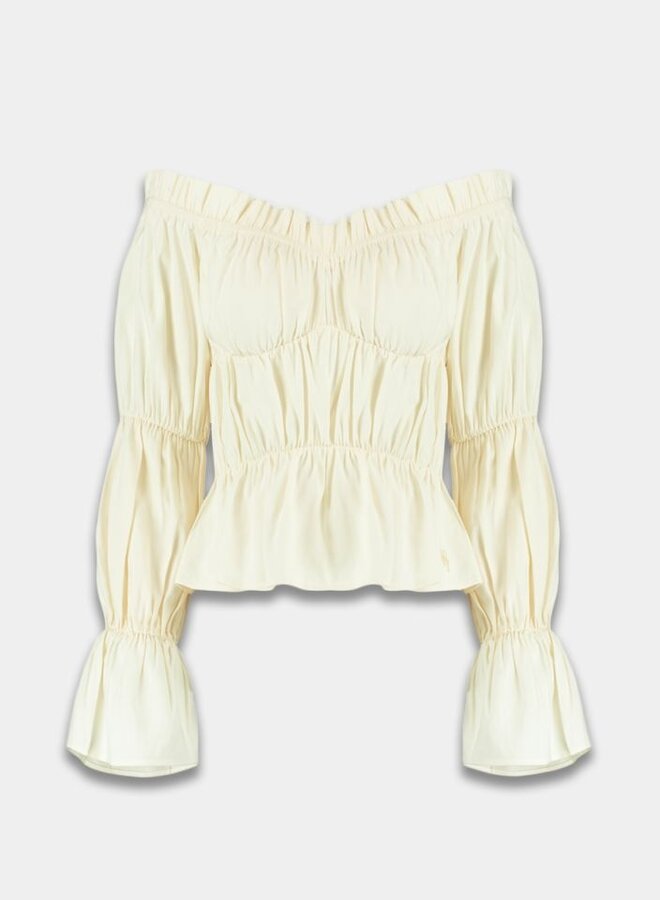 Harper And Yve Top Roan SS6P611 - 101 Ecru