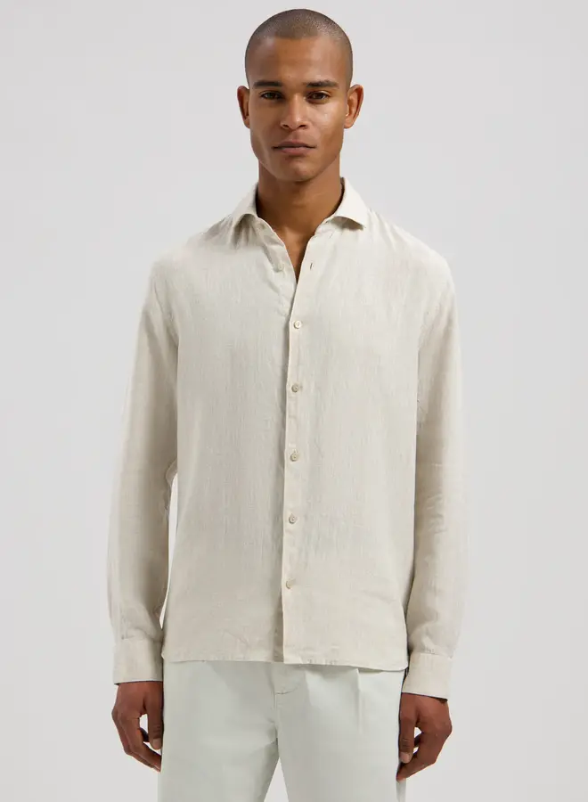 Dstrezzed Shirt Linen 303710 - 253 Sand Melange