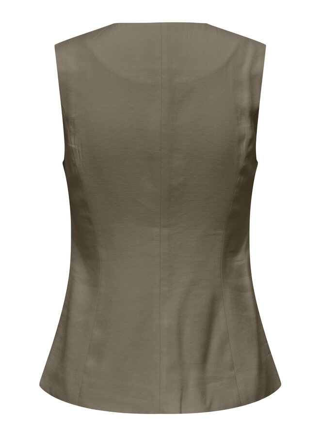 Only Gilet ONLTILA 15367399 - Stone Gray
