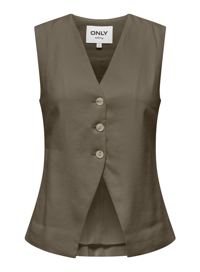 Only Gilet ONLTILA 15367399 - Stone Gray