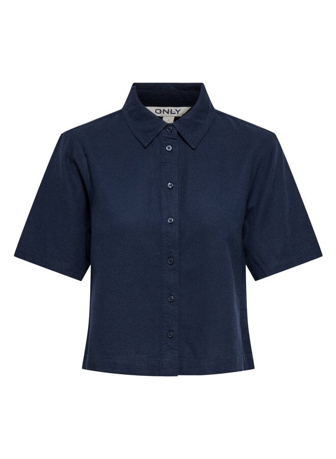 Only Linen Shirt ONLGOA 15363701 - Navy Blazer