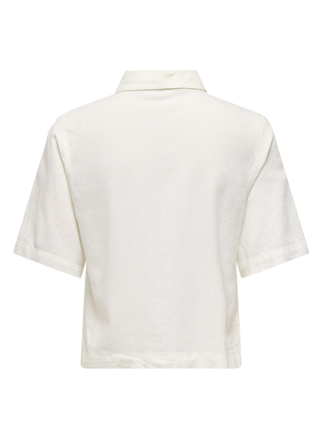 Only Linen Shirt ONLGOA 15363701 - Cloud Dancer