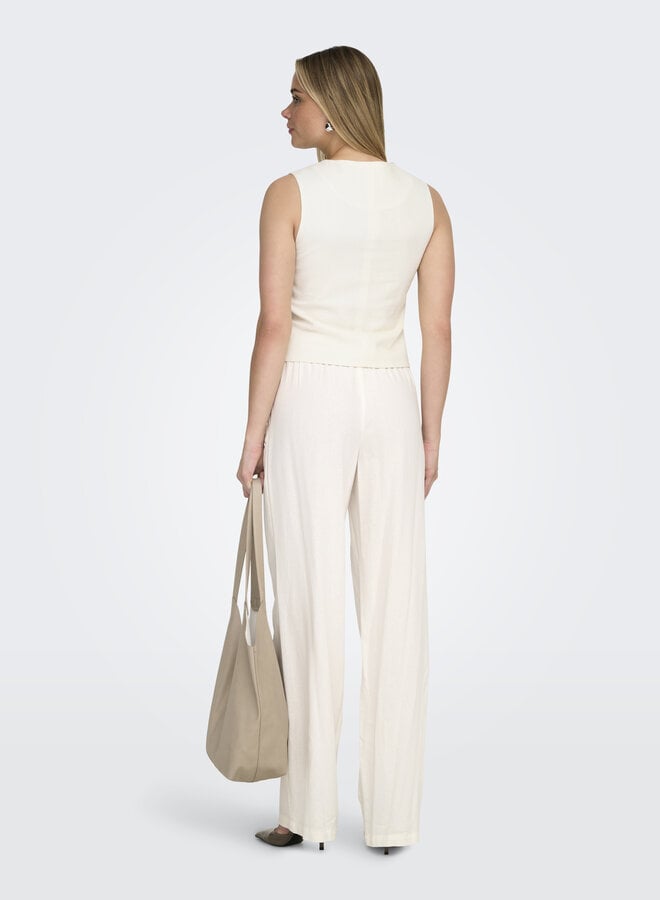 Only Linen Broek ONLGOA 15363676 - Cloud Dancer