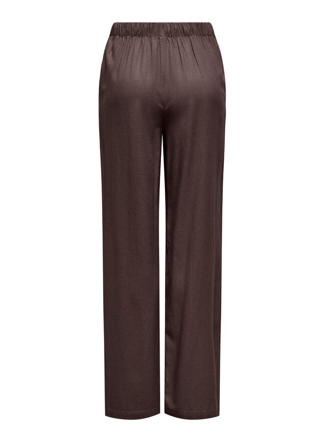 Only Linnen Broek ONLGOA 15363676 - Brown Stone