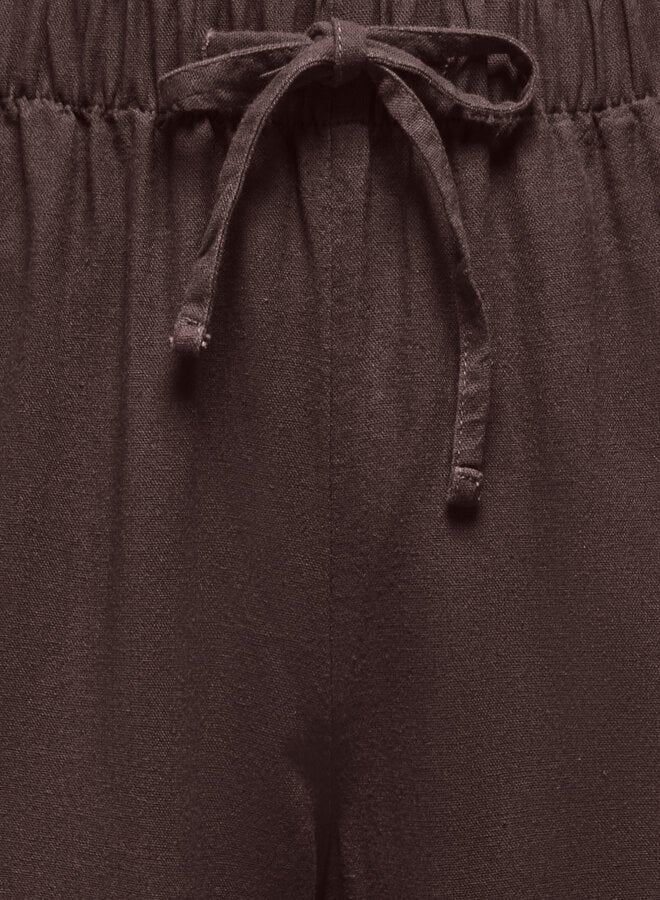 Only Linnen Broek ONLGOA 15363676 - Brown Stone