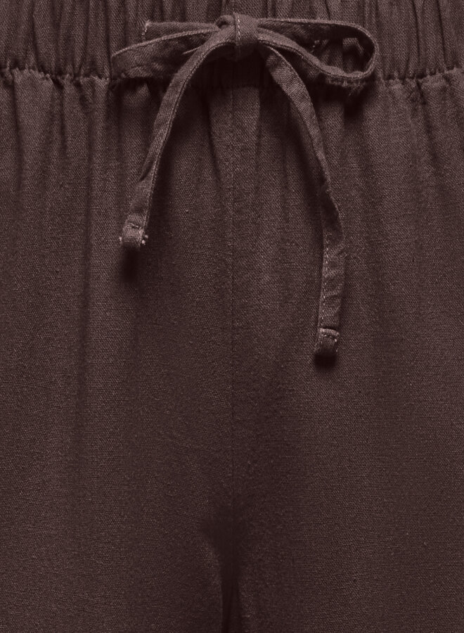 Only Linnen Broek ONLGOA 15363676 - Brown Stone