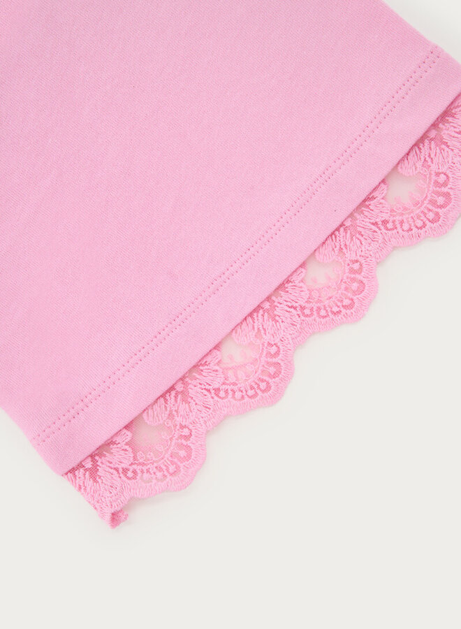 My Jewellery T-Shirt Met Kanten Mouwen MJ16301-0725 - Roze
