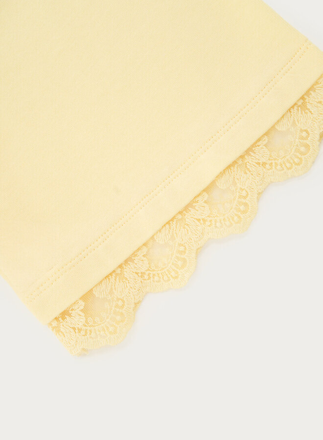 My Jewellery T-Shirt Met Kanten Mouwen MJ16301-0400 - Geel