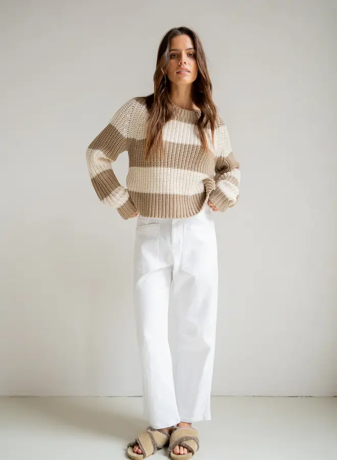 Penn&Ink Broek S26Z851 - 01 White