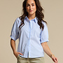 Red button Blouse Victoria SRB4983 - 179 Light Blue