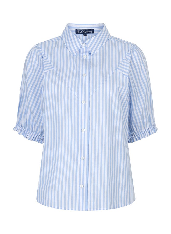 Red button Blouse Victoria SRB4983 - 179 Light Blue