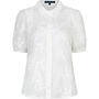 Red Button Blouse Victoria SRB4826 - 51 White