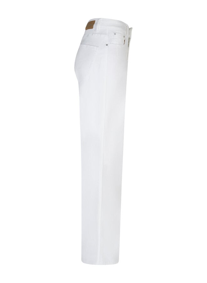 Red Button Straight Leg Jeans Colette SRB4899 - 51 White