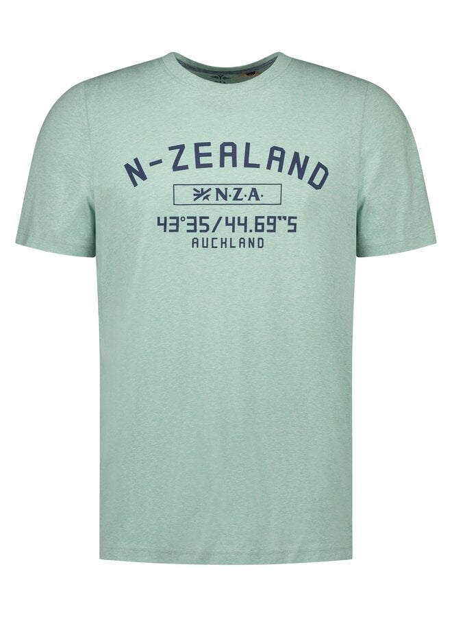 New Zealand Auckland T-Shirt 26CN720 - 1796 Pale Leaf Melange
