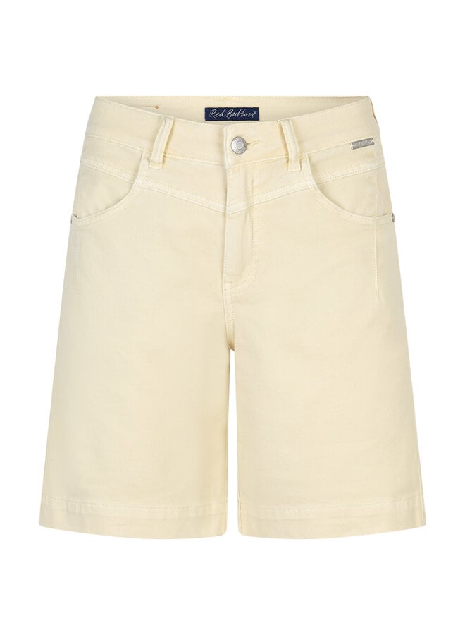 Red button Short Kate SRB4938 - 610 Butter Yellow