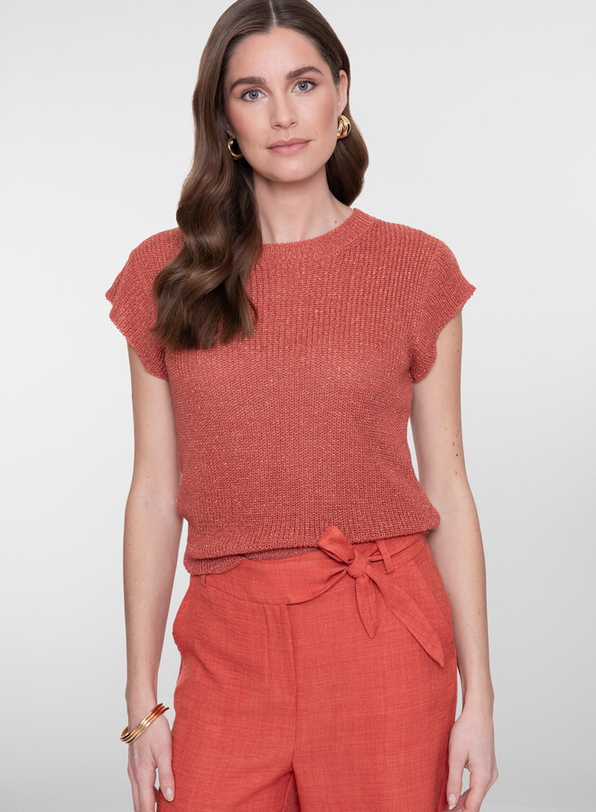 Trui 64082-70 - 743 Stone Red/Gold