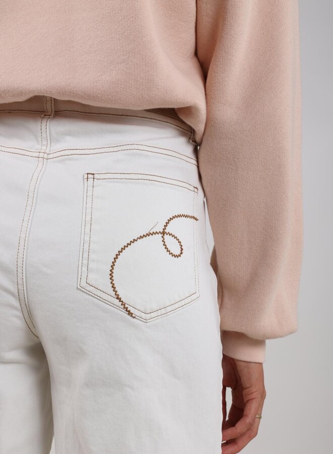 NUKUS Broek Abby NKF09051 - 17 Off White