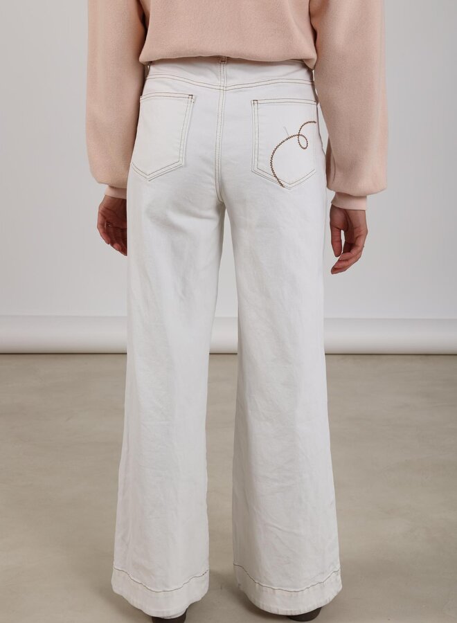 NUKUS Broek Abby NKF09051 - 17 Off White