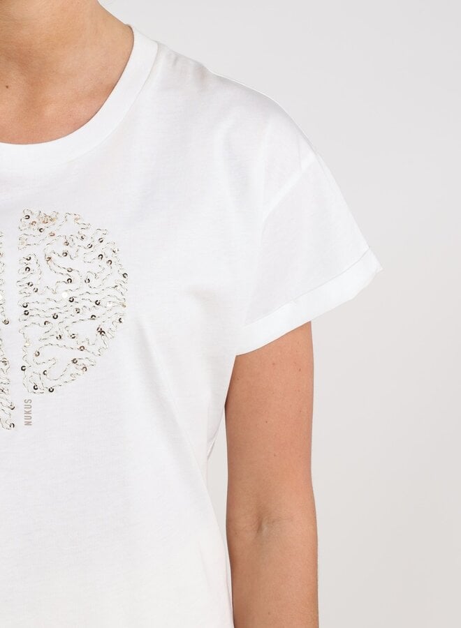 Nukus T-Shirt Riuka NKS04020 - 126 Offwhite/Gold