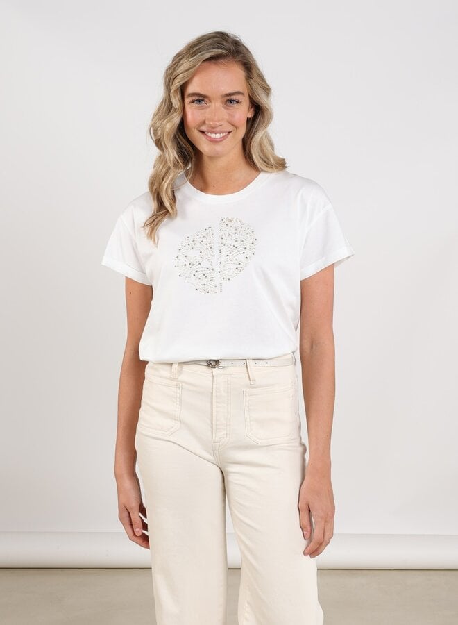 T-Shirt Riuka NKS04020 - 126 Offwhite/Gold