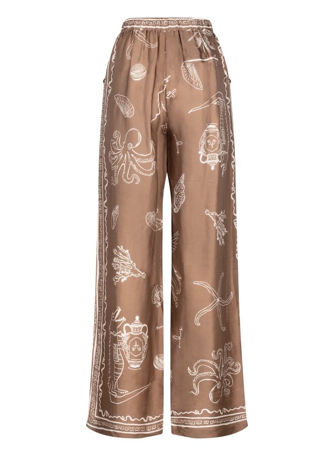 Nukus Broek Valerie NKS09106 - 273 Fango/offwhite