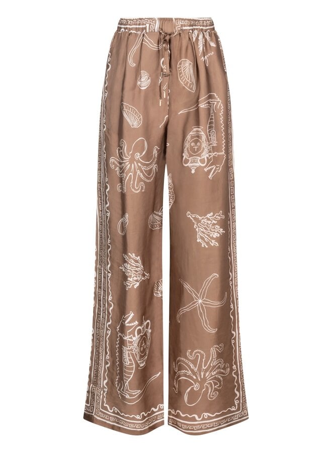 Broek Valerie NKS09106 - 273 Fango/offwhite