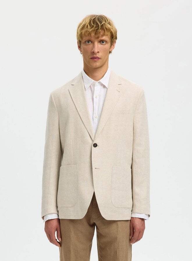 Linnen Blazer 16100183 - Oatmeal