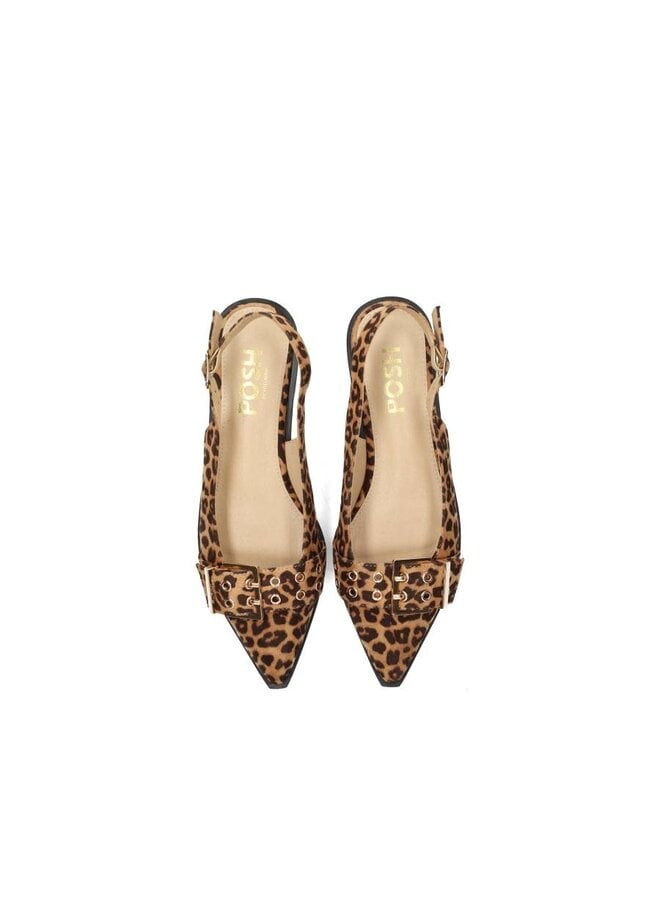 Poelman Slingbacks Cecile C0730-1PSH - Leopard