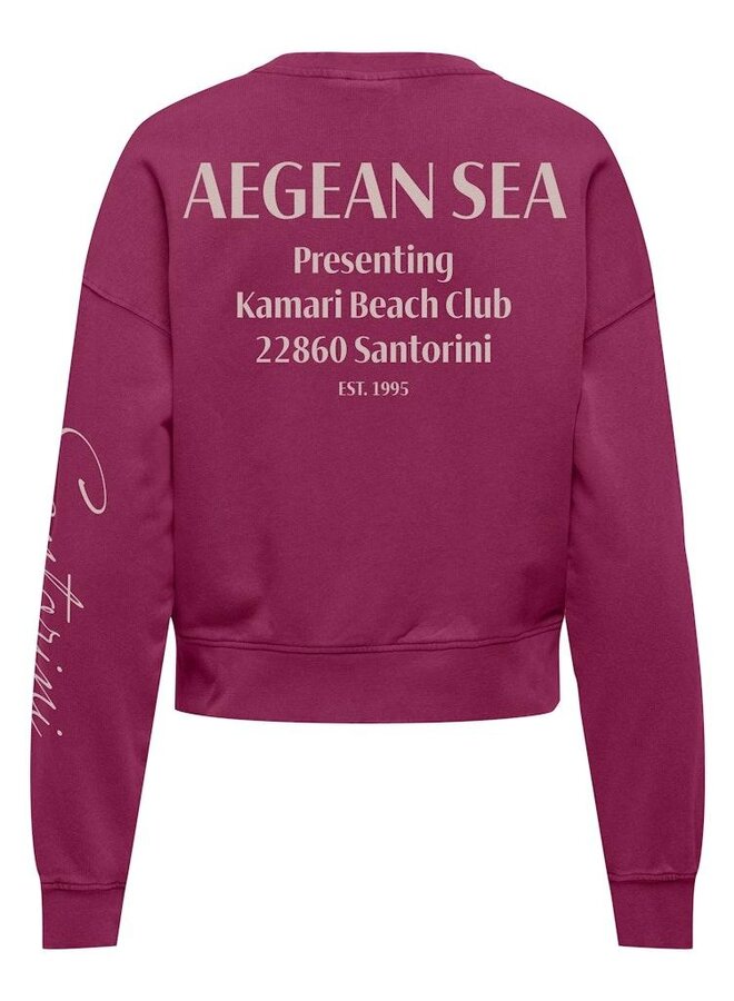 Only Sweater ONLTABBA 15372426 - Sangria