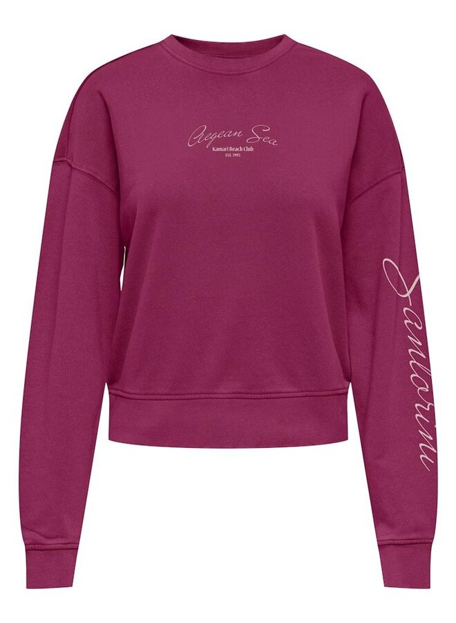 Only Sweater ONLTABBA 15372426 - Sangria