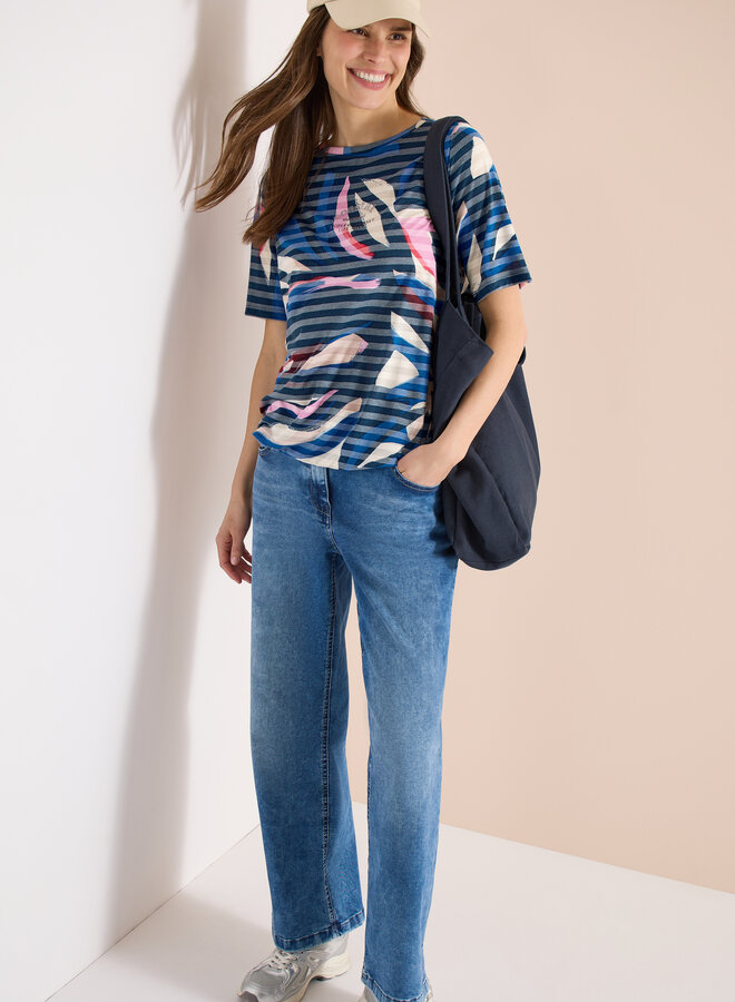 Cecil T-Shirt  325033 - 35512 Universal Blue