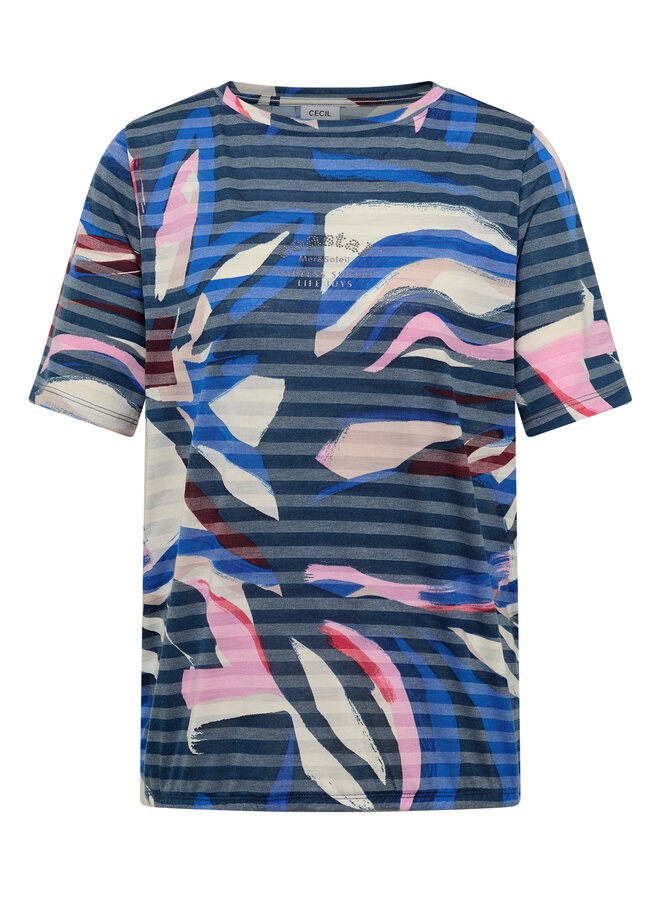 Cecil T-Shirt  325033 - 35512 Universal Blue