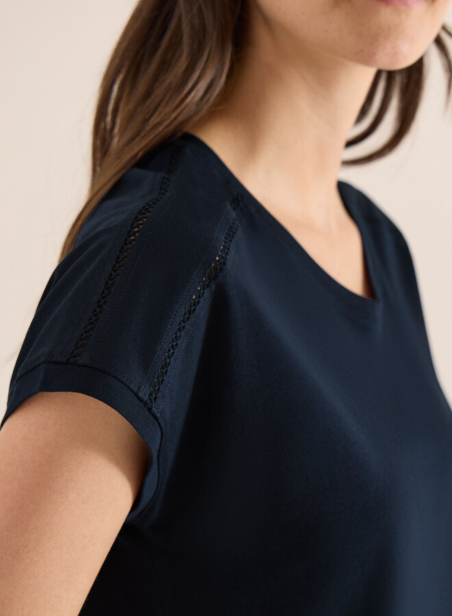 Cecil T-Shirt 325039 - 15512 Universal Blue