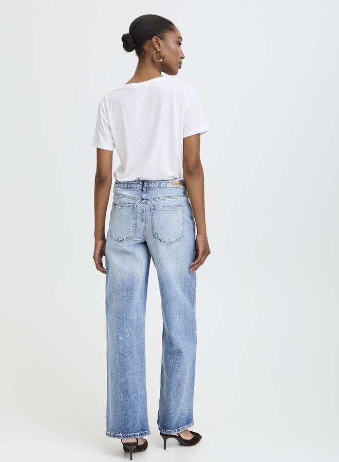 B.young Wide Leg Jeans BYKYJLA 20816178 - 200461 Mid Blue Denim