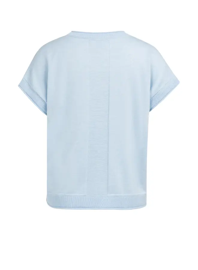 Yaya T-Shirt 01-000580-604 - 990732 Light Blue Melange