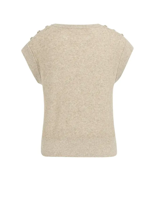 Yaya T-Shirt 01-000584-604 - 611042 Creme Beige Melange