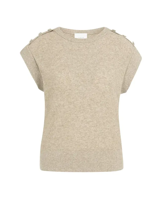 Yaya T-Shirt 01-000584-604 - 611042 Creme Beige Melange
