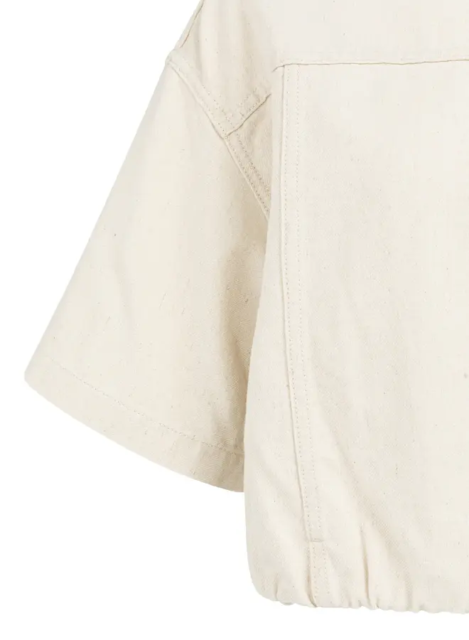 Yaya Korte Mouwen Vest 01-511053-604 - 99067 Cloud Creme White