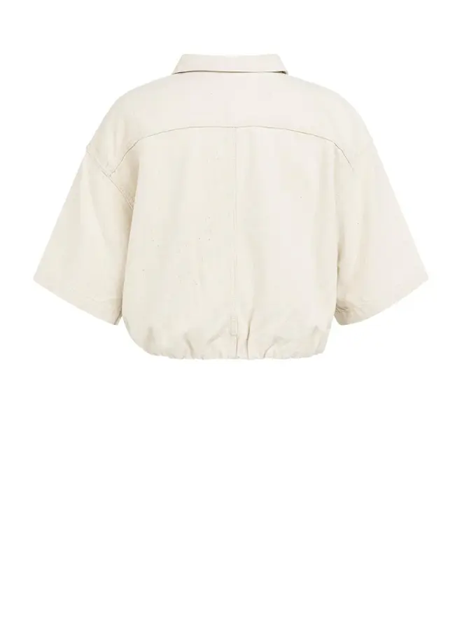 Yaya Korte Mouwen Vest 01-511053-604 - 99067 Cloud Creme White