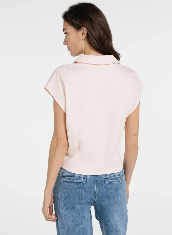 Yaya Top 01-209213-604 - 21110 Creme De Peche Orange