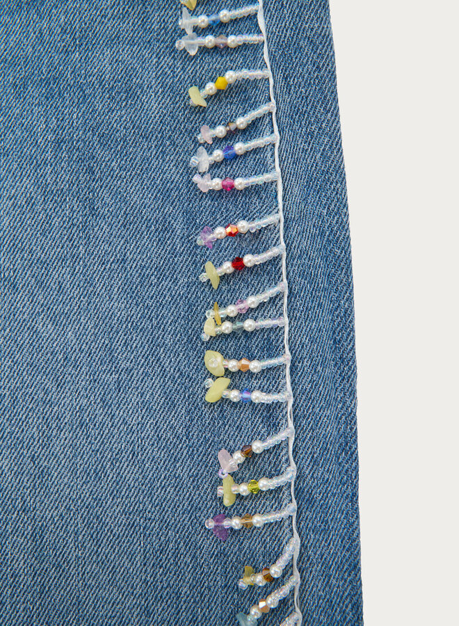 My Jewellery Wide Leg Jeans MJ15030-0600 - Blauw