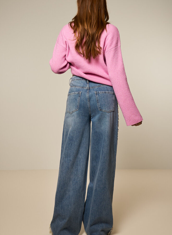 My Jewellery Wide Leg Jean MJ15030-0600 - Blauw