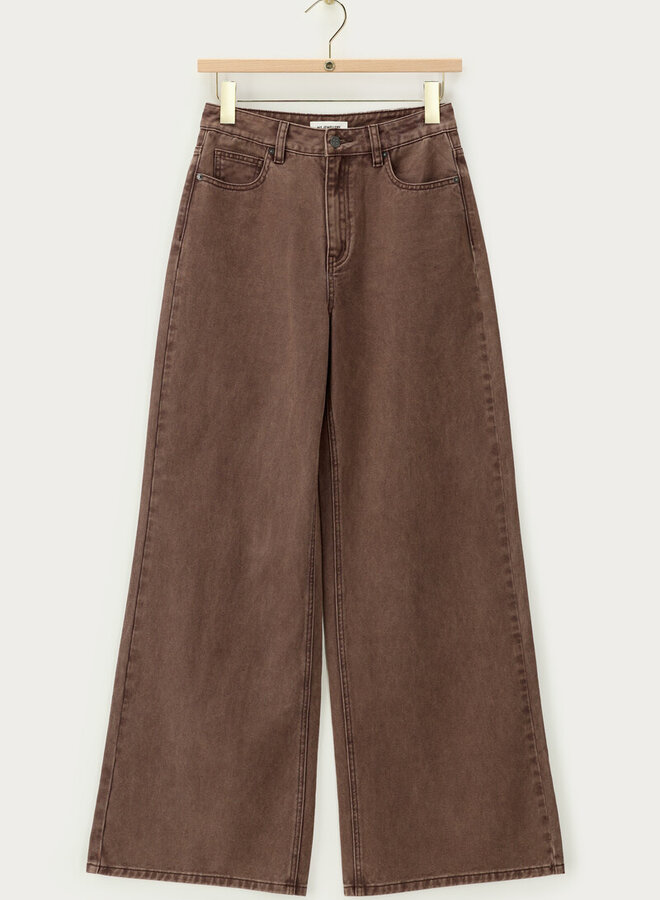 My Jewellery Wide Leg Jeans MJ15603-0100 - Bruin