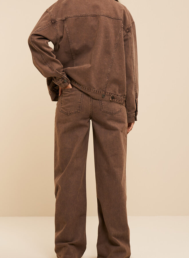 My Jewellery Wide Leg Jean MJ15603-0100 - Bruin