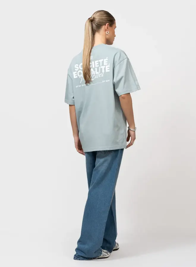 Equalité T-Shirt SOCIETÉ EQ.26.3.6.9.320 - 320 Light Blue