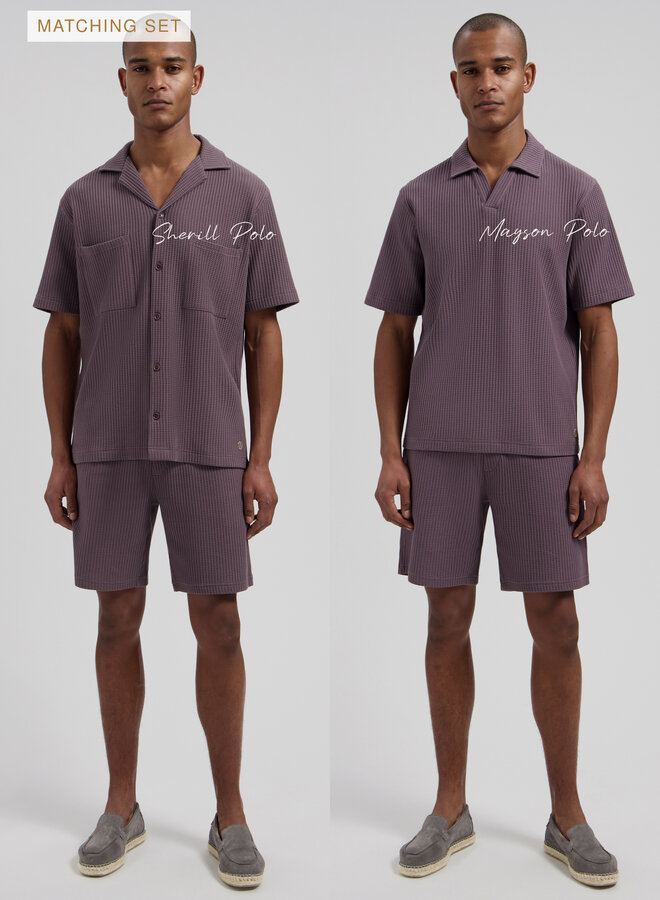 Short Logan 515630 - 463 Purple Grey