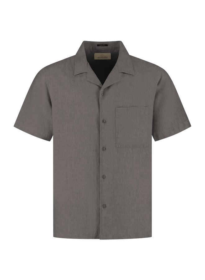 Korte Mouwen Overhemd Hero 311480-SS26 - 216 Grey Brown
