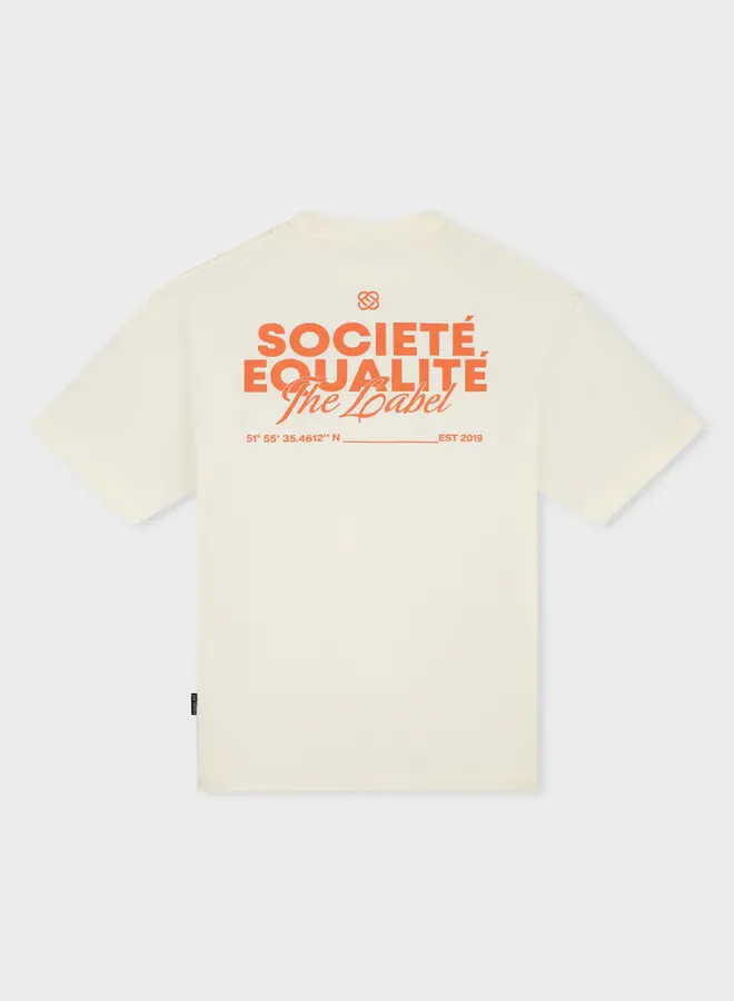 Equalité T-shirt Societé 2.0 EQ.26.5.6.6.110 - Off White